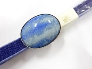 未使用品　七宝帯留め・正絹手組帯締めセット